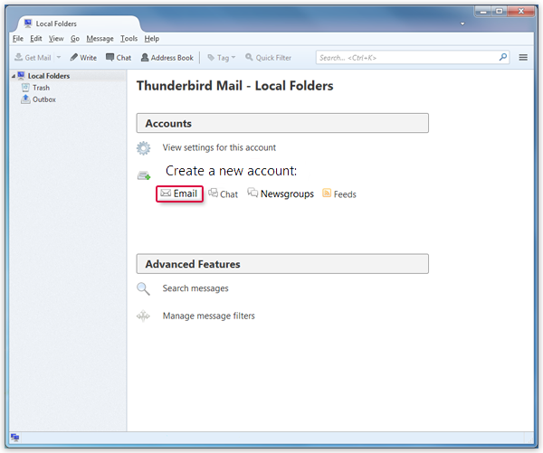 oor doe niet opgraven XS4all imap email instellen via imap op Thunderbird op een Windows |  mailconfig.nl